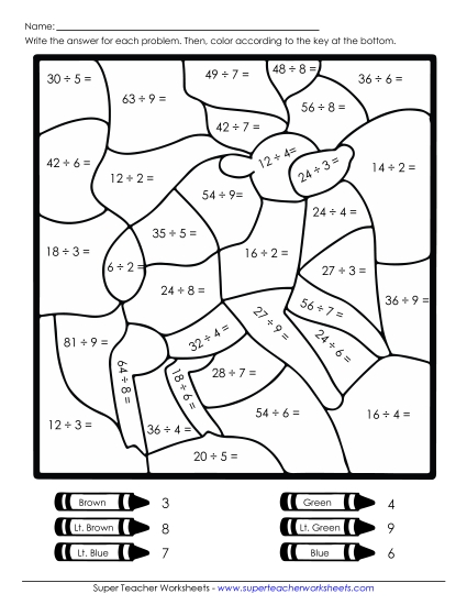 Christmas Division Worksheets - Basic Division Mystery Picture (Reindeer) Christmas Division Worksheets - Basic Division Mystery Picture (Reindeer)