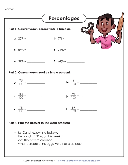 Percents (Basic) - Basic Percentages