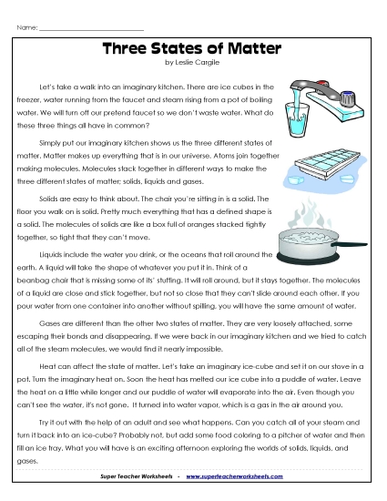 Basic States of Matter Article Basic States of Matter Article
