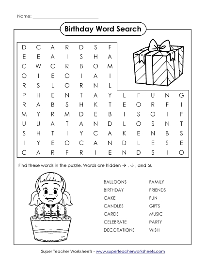Basic (Grades K-3) - Birthday Basic (Grades K-3) - Birthday