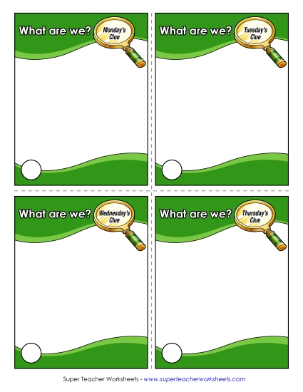 Blank Templates - Blank - 'What Are We?'