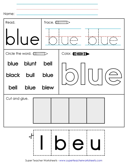 Individual Sight Words - Blue (Sight Word) Individual Sight Words - Blue (Sight Word)