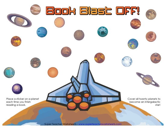 Reading Charts - Book Blast Off Reading Charts - Book Blast Off