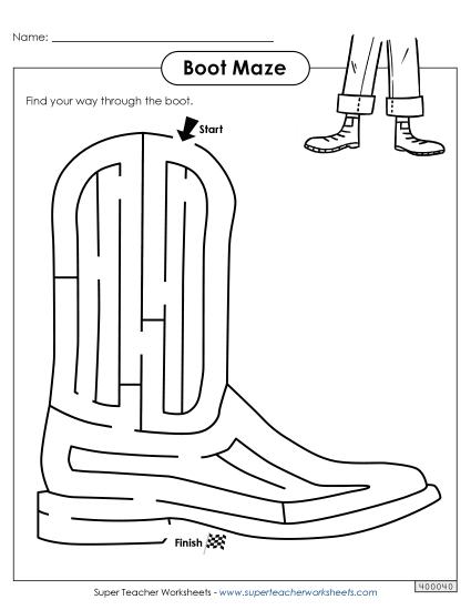 Easy - Boot Maze - Easy