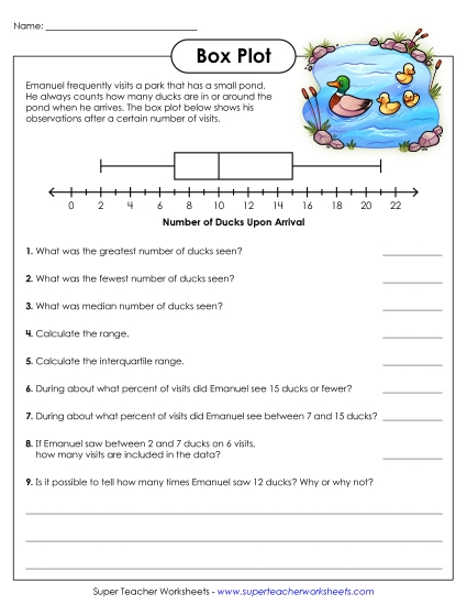 Level: Advanced - Box Plot Questions Level: Advanced - Box Plot Questions