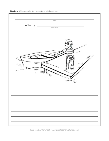 Story Pictures - Boy and His Rowboat