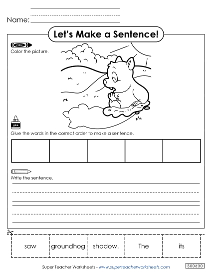 Build a Sentence (Very Basic) - Build a Sentence: Shadow