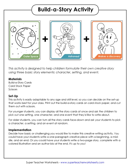 Build-a-Story Activity - Build-a-Story Activity Build-a-Story Activity - Build-a-Story Activity