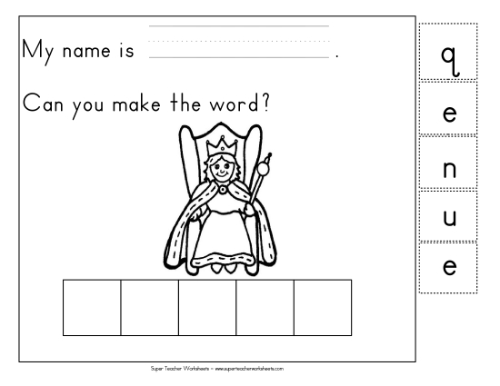Build-a-Word - Build-a-Word: Queen