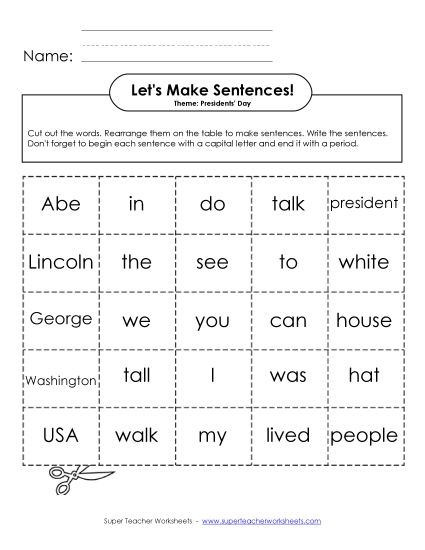 Early Literacy - Build Sentences (Cards)