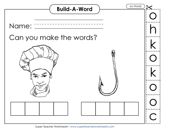 Build Words - Build Words: Cook and Hook