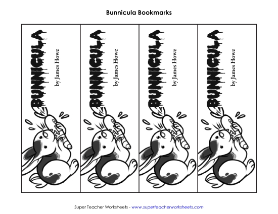 Whole Book - Bunnicula Bookmarks