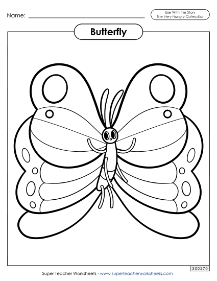 Coloring Pages - Butterfly