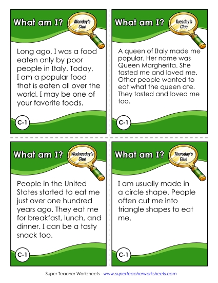 3rd Grade - C1 - Pizza