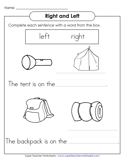 Right or Left? - Camping: Right and Left