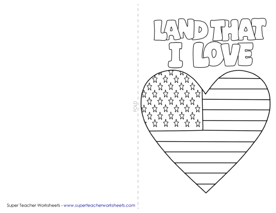 Cards for Veterans and Active Soldiers - Card: Land That I Love