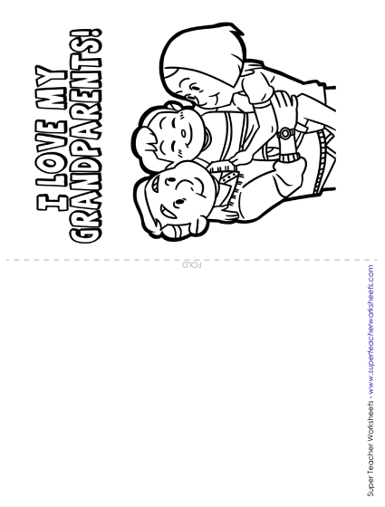 For Both Grandparents - Card: Love My Grandparents (From Boy) For Both Grandparents - Card: Love My Grandparents (From Boy)