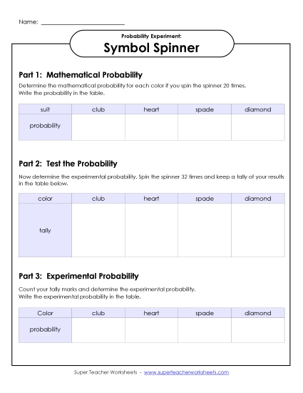 Card Spinner Experiment (Basic) Card Spinner Experiment (Basic)