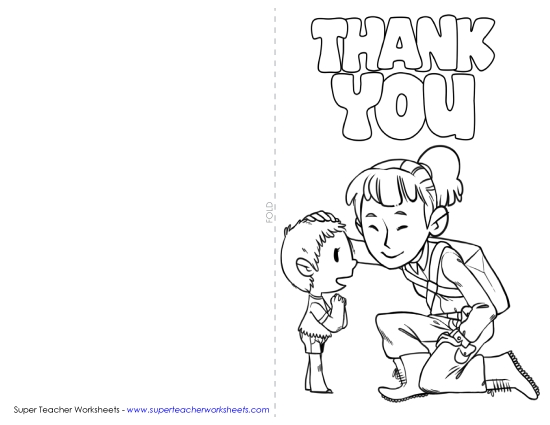 Cards for Veterans and Active Soldiers - Card: Thank You (Female Soldier)