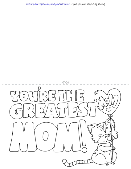 Cards for Moms - Card: You're the Greatest Cards for Moms - Card: You're the Greatest