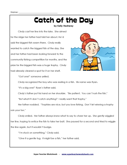 Fiction Stories - Catch of the Day (Fiction)