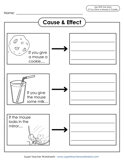 Worksheets - Cause and Effect Worksheets - Cause and Effect