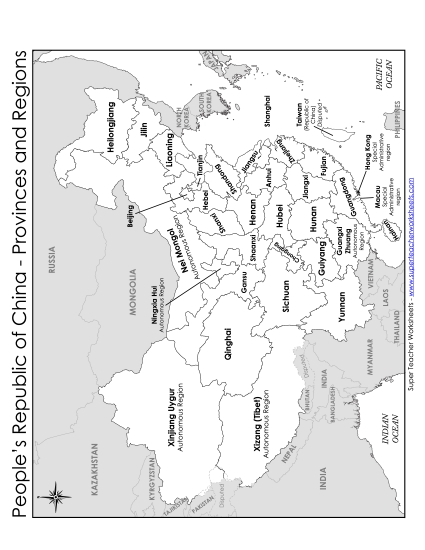 China - China Map (Provinces) China - China Map (Provinces)