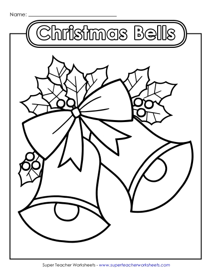 Basic Pictures (For Younger Kids) - Christmas Bells