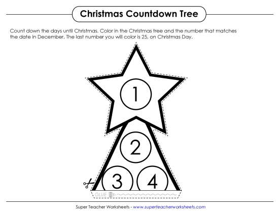 Christmas Countdowns - Christmas Countdown Tree Christmas Countdowns - Christmas Countdown Tree