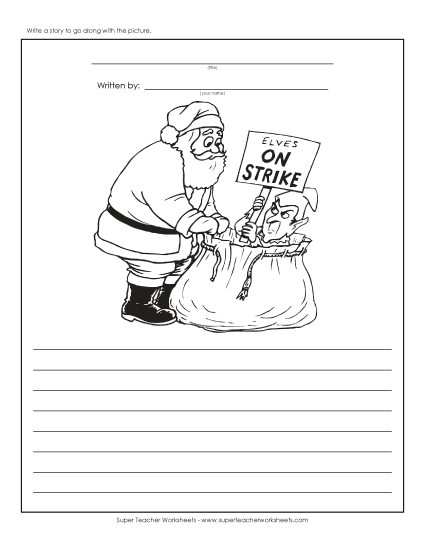 Holiday Story Pictures - Christmas - Elf Strike