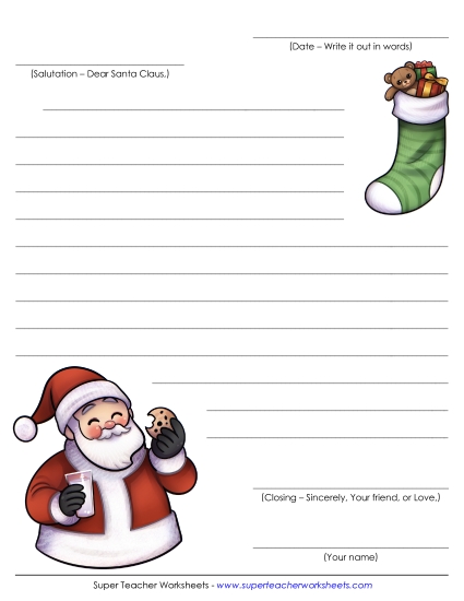 Letter Templates - Christmas Letter Template Letter Templates - Christmas Letter Template