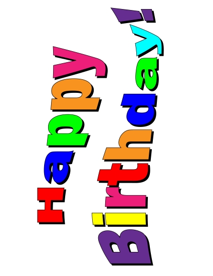 Birthday Charts - Class Birthdays: Balloons (Color)