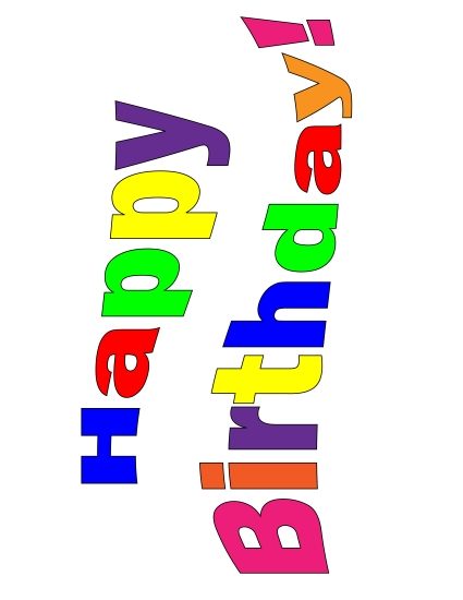 Birthday Charts - Class Birthdays: Cakes (Color)