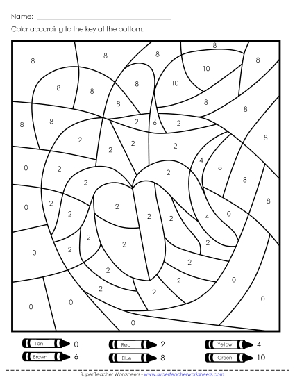 Year-Round - Color-by-Number - Apple or Banana
