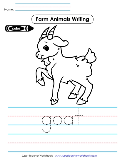 Worksheets and Activities - Color, Trace, and Write Worksheets and Activities - Color, Trace, and Write