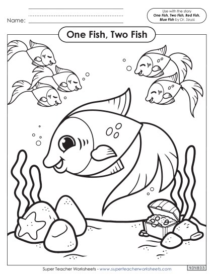 Coloring Pages - Coloring Page:  Fish