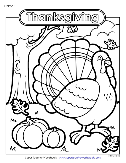 Coloring Pages - Coloring Page: Turkey (Advanced) Coloring Pages - Coloring Page: Turkey (Advanced)