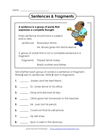 Complete Sentences
