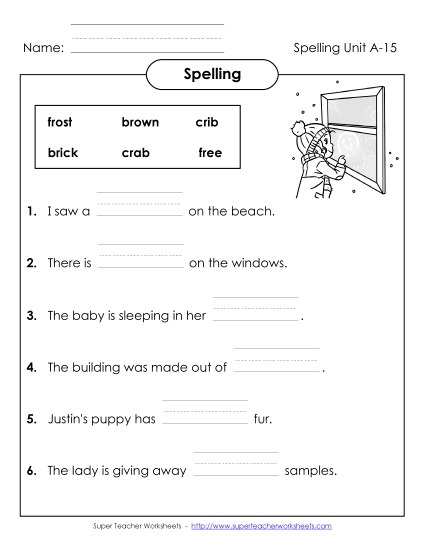 Worksheets - Complete the Sentences (A-15)