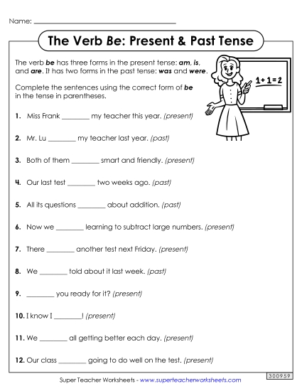 Present & Past Tense - Complete the Sentences (Present & Past Tense) Present & Past Tense - Complete the Sentences (Present & Past Tense)
