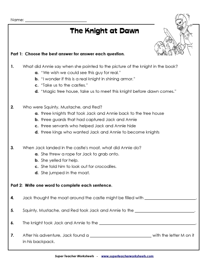 Whole Book - Comprehension Questions (Whole Book)