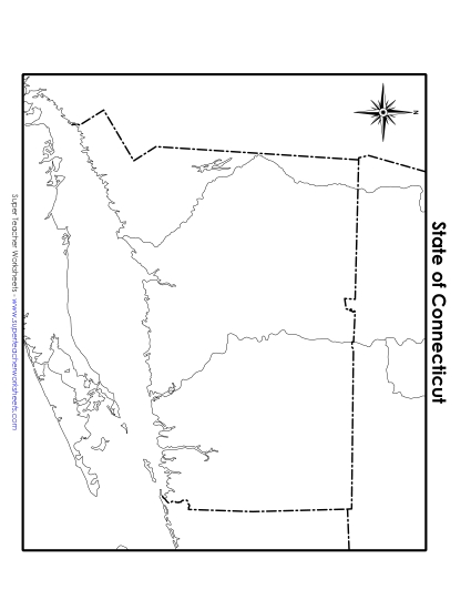 Maps - Connecticut: Blank Map Maps - Connecticut: Blank Map