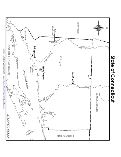 Connecticut - Connecticut Map (Labeled)