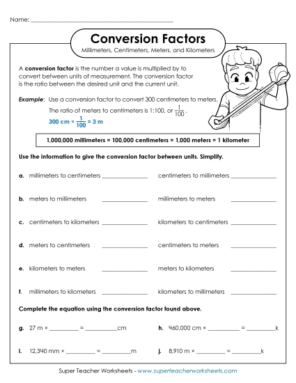 Mixed-Unit Measuring and Converting - Conversion Factors (mm, cm, m, km) Mixed-Unit Measuring and Converting - Conversion Factors (mm, cm, m, km)