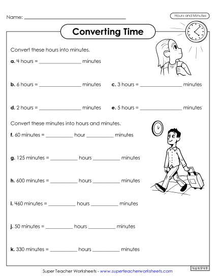 Hours & Minutes - Converting Time (Hours & Minutes) Hours & Minutes - Converting Time (Hours & Minutes)