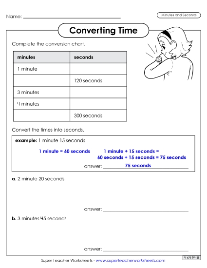 Hours, Minutes, Seconds - Converting Time (Minutes & Seconds)