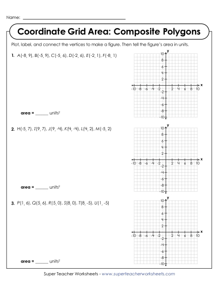 Advanced - Coordinate Grid Area: Composite Polygons Advanced - Coordinate Grid Area: Composite Polygons