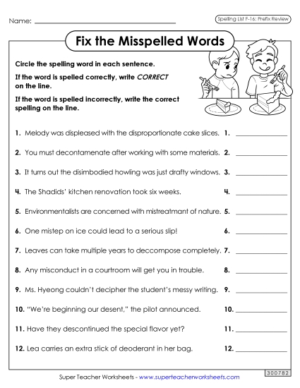 Worksheets and Puzzles - Correct or Incorrect? (F-16) Worksheets and Puzzles - Correct or Incorrect? (F-16)