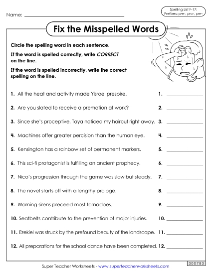 Worksheets and Puzzles - Correct or Incorrect? (F-17)