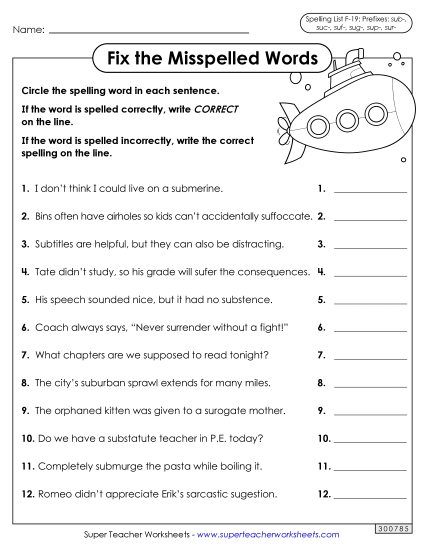 Worksheets and Puzzles - Correct or Incorrect? (F-19) Worksheets and Puzzles - Correct or Incorrect? (F-19)